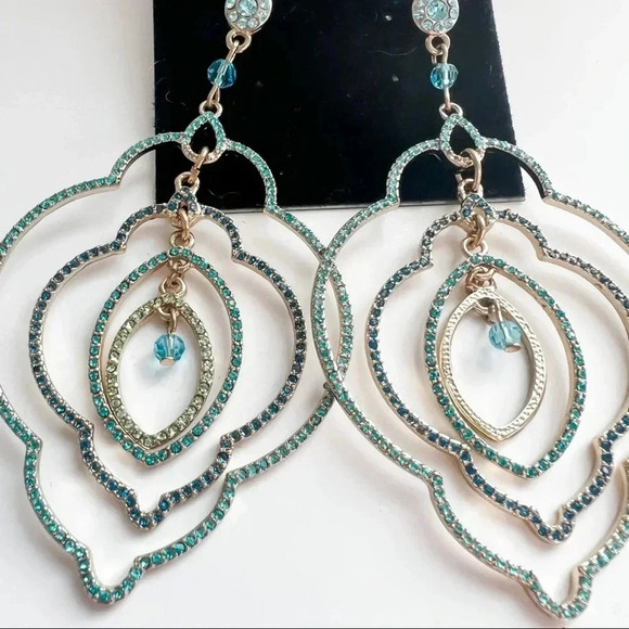 Sequin NYC Rhineatone Earrings - Picture 3 of 5